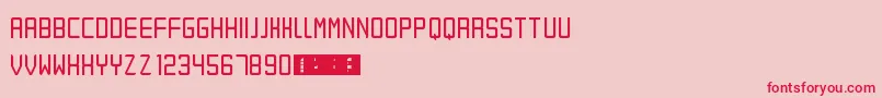 Eret Font – Red Fonts on Pink Background