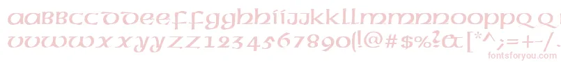 AmericanUncialNormal Font – Pink Fonts on White Background