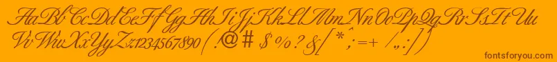 More about BestdbBold Font BestdbBold Font – Brown Fonts on Orange Background