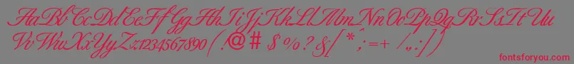 BestdbBold Font – Red Fonts on Gray Background