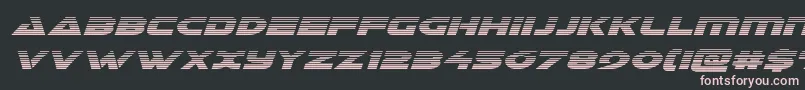 Galantgradital Font – Pink Fonts on Black Background