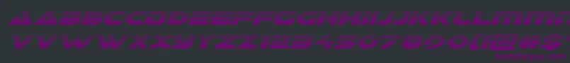 Galantgradital Font – Purple Fonts on Black Background