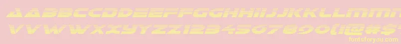 Galantgradital Font – Yellow Fonts on Pink Background