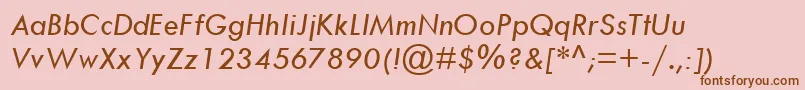 Saiba mais sobre a fonte TwCenMtРљСѓСЂСЃРёРІ Fonte TwCenMtРљСѓСЂСЃРёРІ – fontes marrons em um fundo rosa