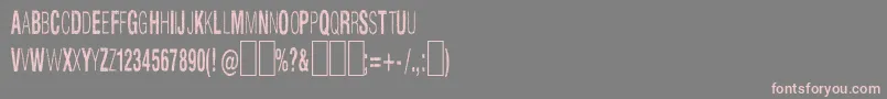 Slnthlc Font – Pink Fonts on Gray Background
