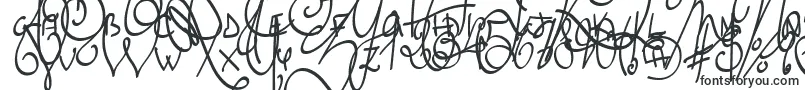 LyricDragonBold-Schriftart – Dünne Schriften