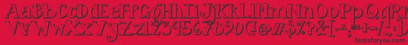 Más sobre la fuente Jandacurlygirlpop fuente Jandacurlygirlpop – Fuentes Negras Sobre Fondo Rojo