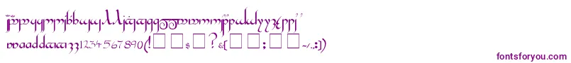 fuente Tengwar – Fuentes Moradas