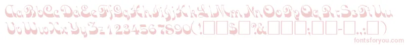 フォントVocoscriptsskRegular – ピンクのフォント
