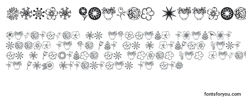 Шрифт Janda Flower Doodles