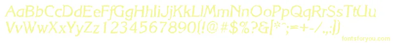 KorinthrandomItalic Font – Yellow Fonts