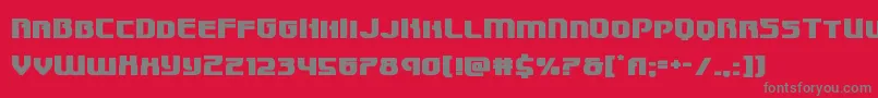 Speedwagonexpand Font – Gray Fonts on Red Background