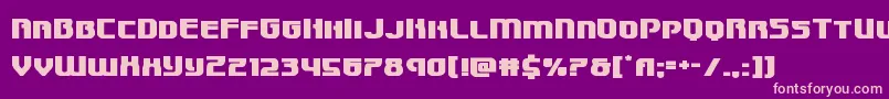 Speedwagonexpand Font – Pink Fonts on Purple Background