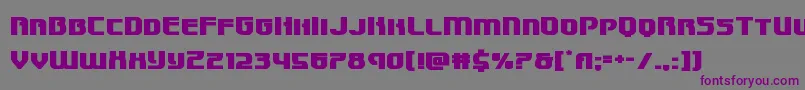 Speedwagonexpand Font – Purple Fonts on Gray Background