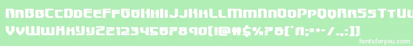 Speedwagonexpand Font – White Fonts on Green Background