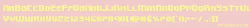 Speedwagonexpand Font – Yellow Fonts on Pink Background
