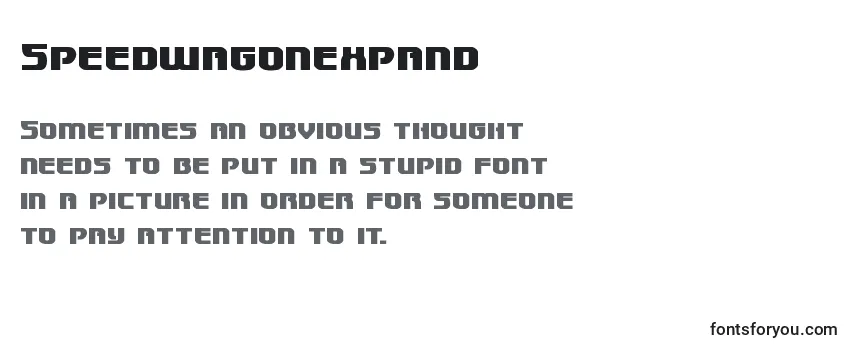 Speedwagonexpand Font