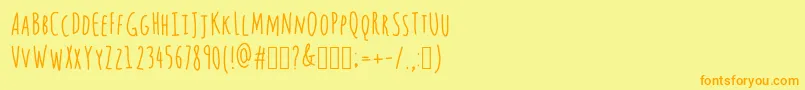 Подробнее о шрифте Questions Шрифт Questions – оранжевые шрифты на жёлтом фоне
