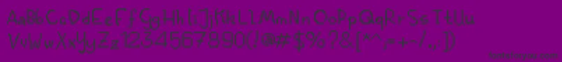 Kolquatfunkybitm Font – Black Fonts on Purple Background