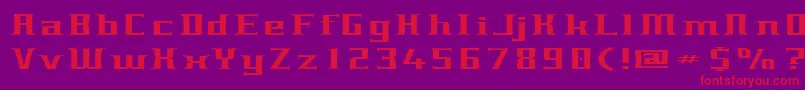 CulturalStupidity Font – Red Fonts on Purple Background