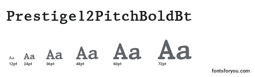 Размеры шрифта Prestige12PitchBoldBt