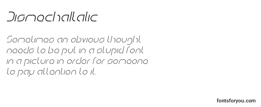 DismechaItalic Font