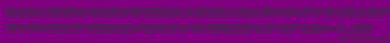 Balastaragchrome Font – Black Fonts on Purple Background