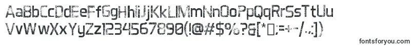 Шрифт DestroyedAero – шрифты для Adobe Indesign