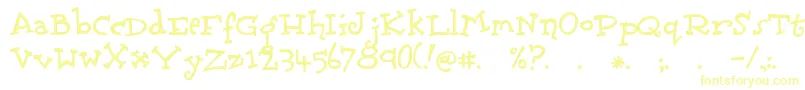 Scrubadoo Font – Yellow Fonts