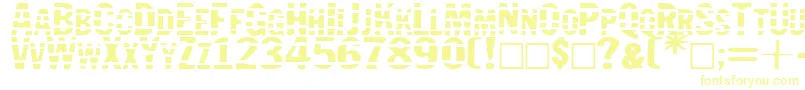 Jail Font – Yellow Fonts