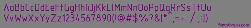 Шрифт GostTypeB – фиолетовые шрифты на сером фоне