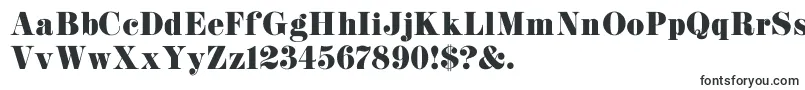 Шрифт K22Didoni – тяжелые шрифты