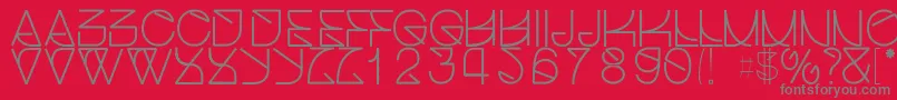 Helveticastruggleregular Font – Gray Fonts on Red Background