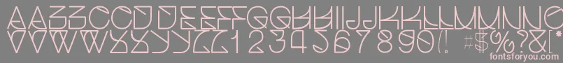 fuente Helveticastruggleregular – Fuentes Rosadas Sobre Fondo Gris