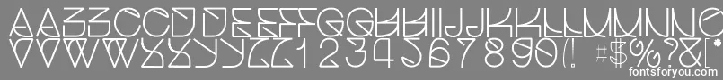 フォントHelveticastruggleregular – 灰色の背景に白い文字