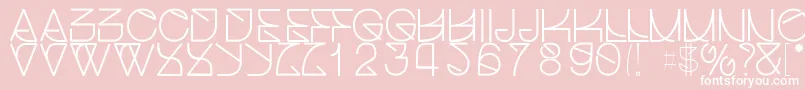 フォントHelveticastruggleregular – ピンクの背景に白い文字
