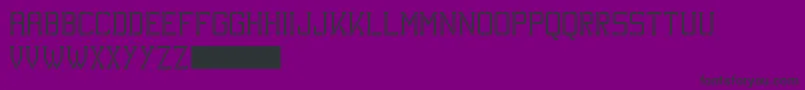 KineticExtreme Font – Black Fonts on Purple Background