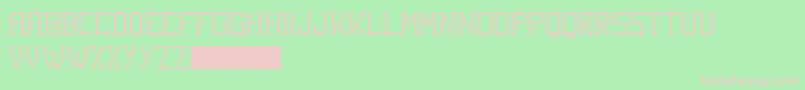 KineticExtreme Font – Pink Fonts on Green Background