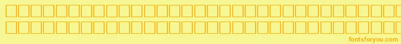 OldbaskervilleRegular Font – Orange Fonts on Yellow Background