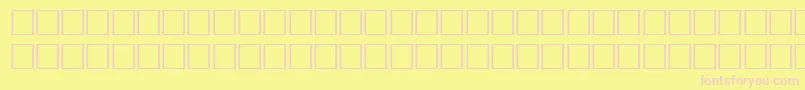 OldbaskervilleRegular Font – Pink Fonts on Yellow Background