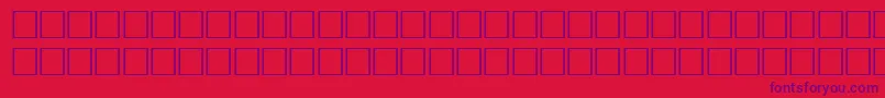 OldbaskervilleRegular Font – Purple Fonts on Red Background