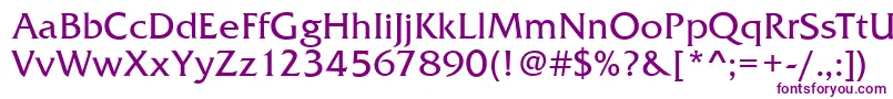 FremontRegular Font – Purple Fonts on White Background