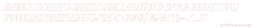 Nathanbrazilshadowital Font – Pink Fonts on White Background