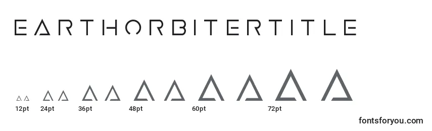 Earthorbitertitle Font Sizes