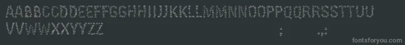 More about KissingfontV6 Font KissingfontV6 Font – Gray Fonts on Black Background