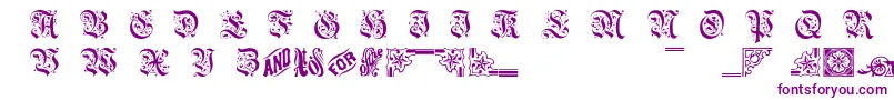 Twogriffin-Schriftart – Violette Schriften