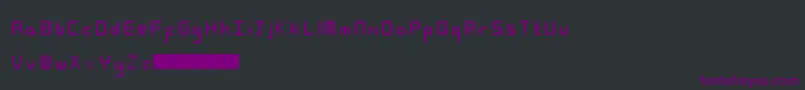CactusOnTheMoon Font – Purple Fonts on Black Background