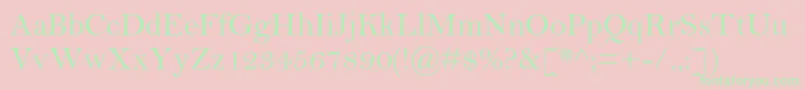 Saiba mais sobre a fonte BellmtstdRegular Fonte BellmtstdRegular – fontes verdes em um fundo rosa