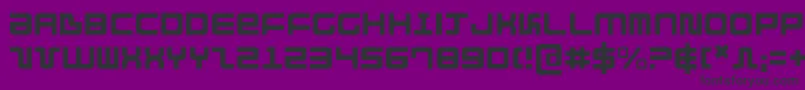 Direktorlight Font – Black Fonts on Purple Background