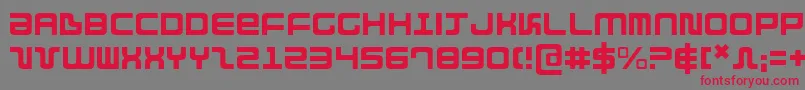 Direktorlight Font – Red Fonts on Gray Background